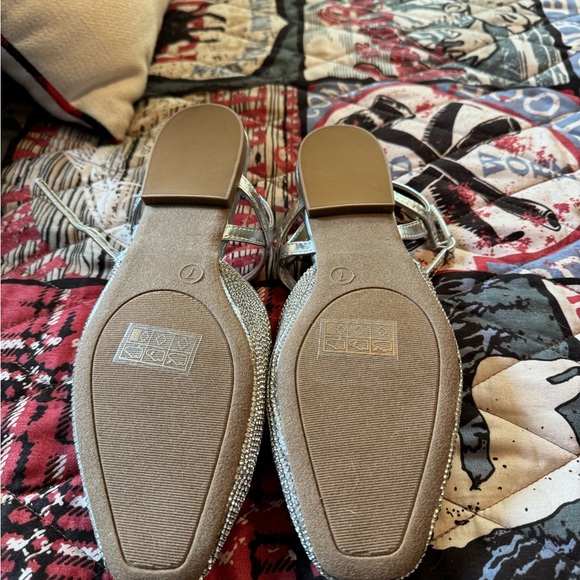 New bedazzled sandals by Journee! Never been worn! - Picture 2 of 3